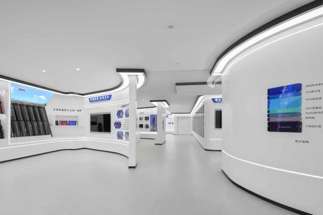 开云KAIYUN天元世纪设想施工一体化案例石农团体企业展厅装修设想(图3)